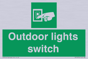 Outdoor lights switch